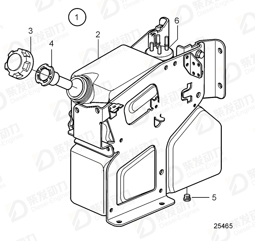 VOLVO Plug 21028423 Drawing